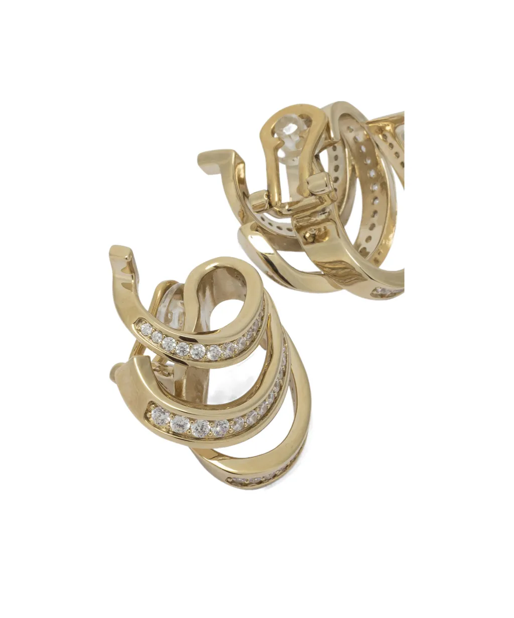 Triple Gancini Earrings