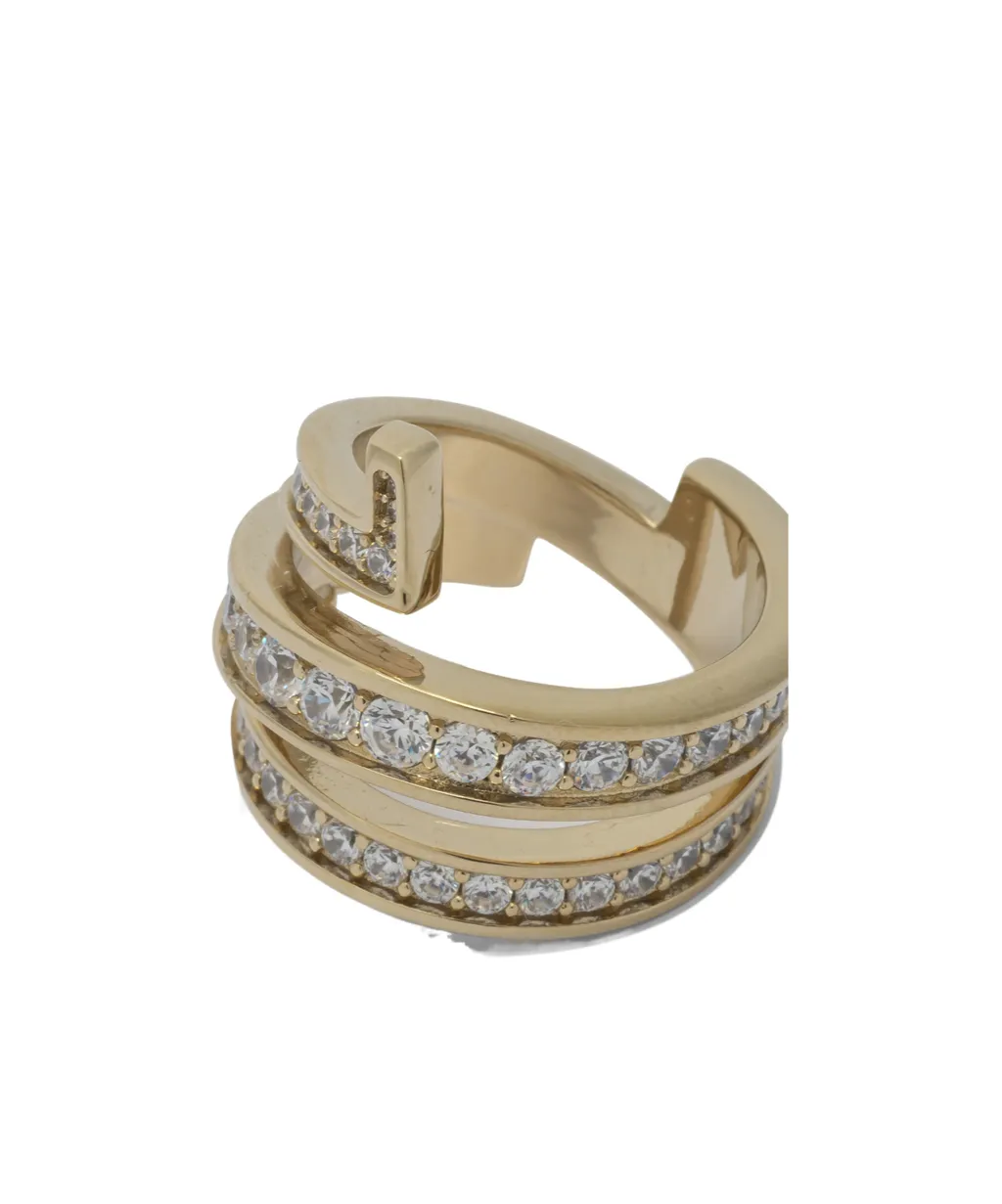 Gancini Embellished Ring