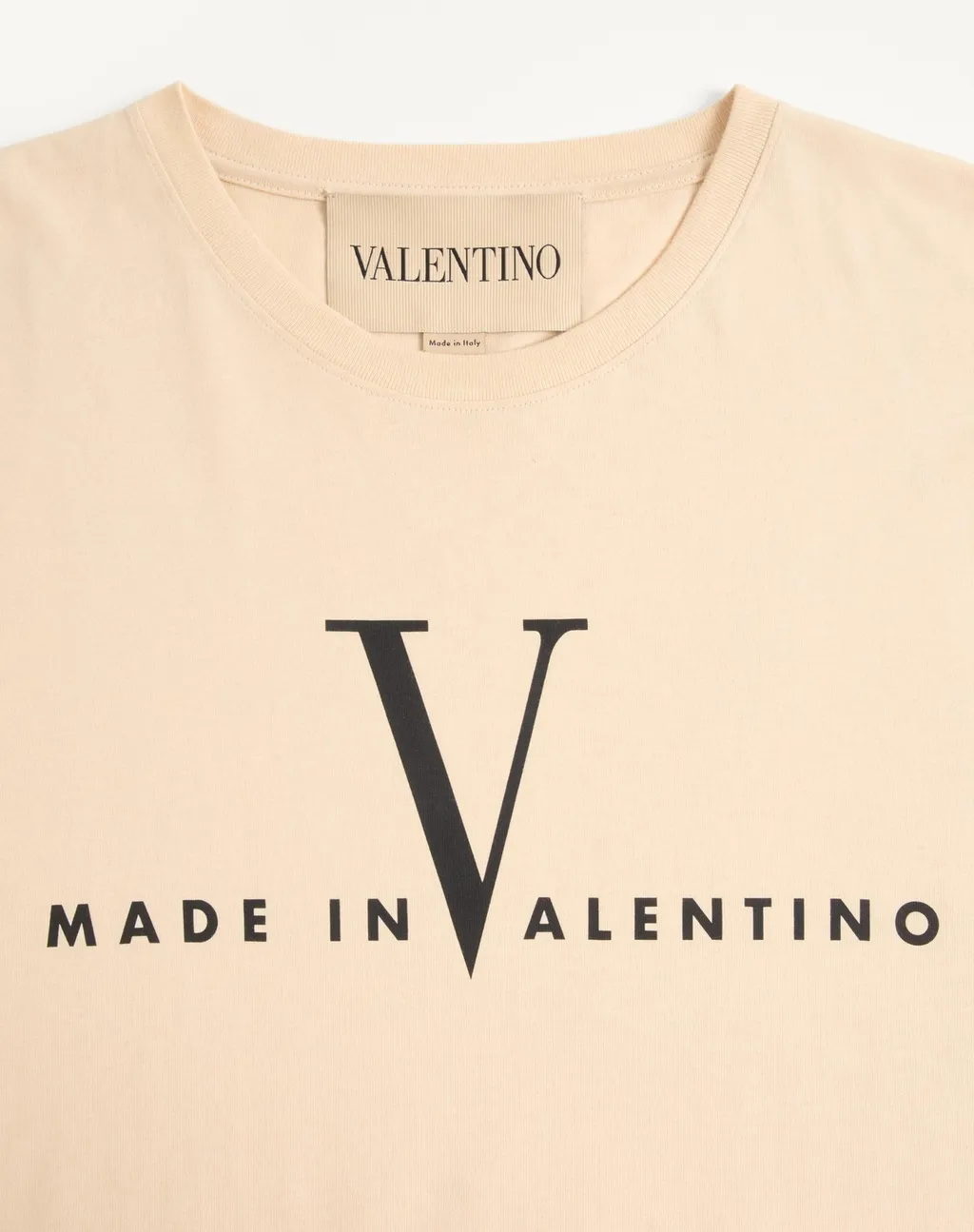Valentino Logo Printed Crewneck T-Shirt
