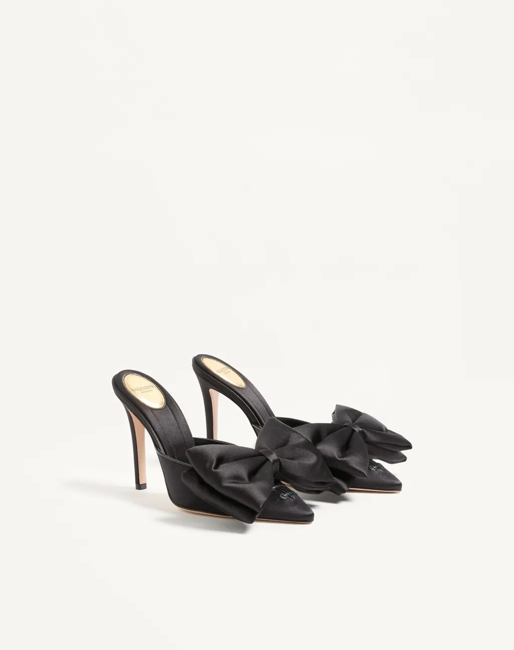 Yolande Satin Mule 105Mm