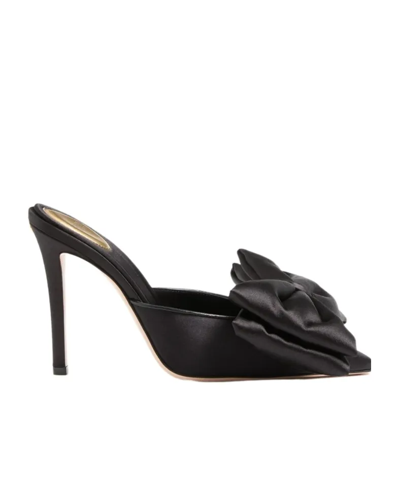 Yolande Satin Mule 105Mm
