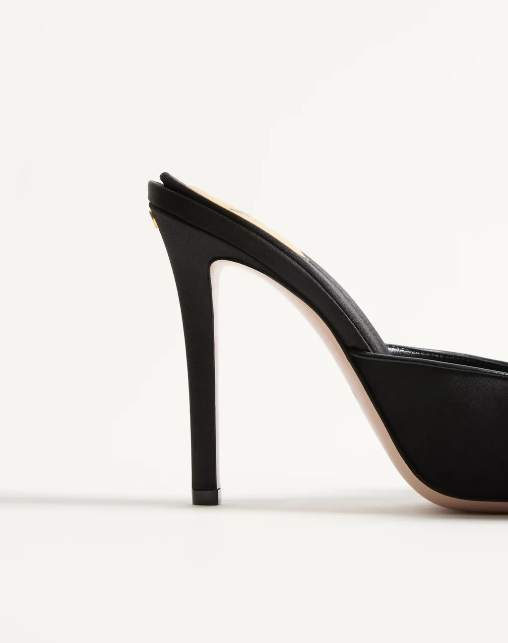 Yolande Satin Mule 105Mm