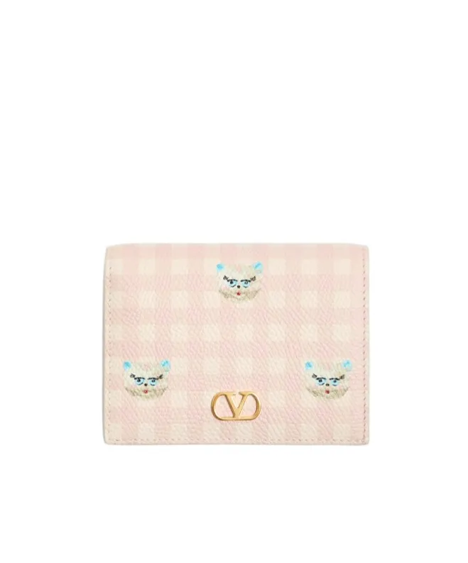 Valentino Garavani Checkered Wallet