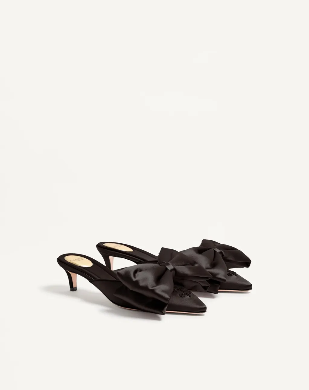 Valentino Yolande Bow Detailed Slip-On Mules