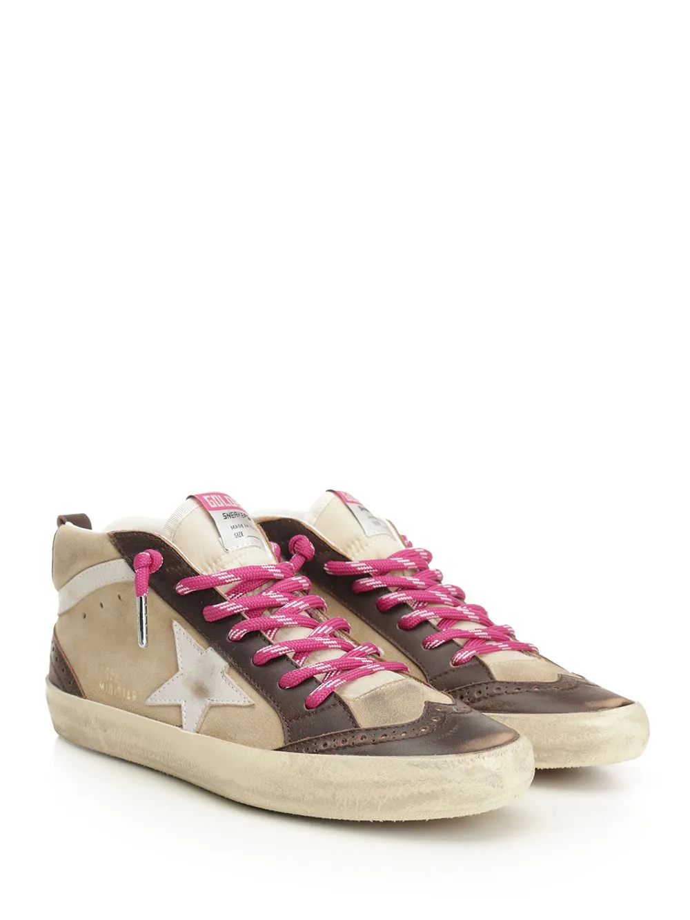 Golden Goose Deluxe Brand Distressed Star Patch Sneakers
