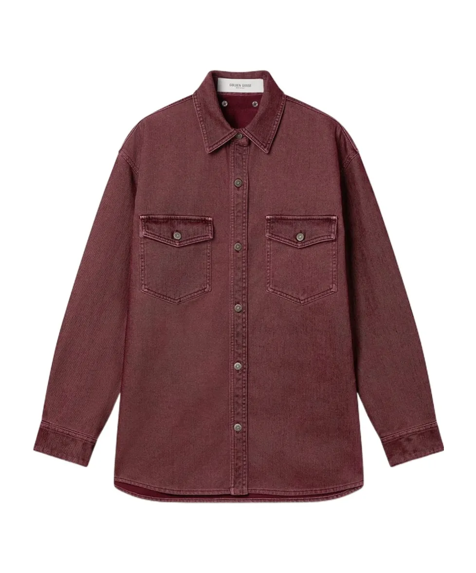 Golden Goose Deluxe Brand Flap Pocket Denim Shirt