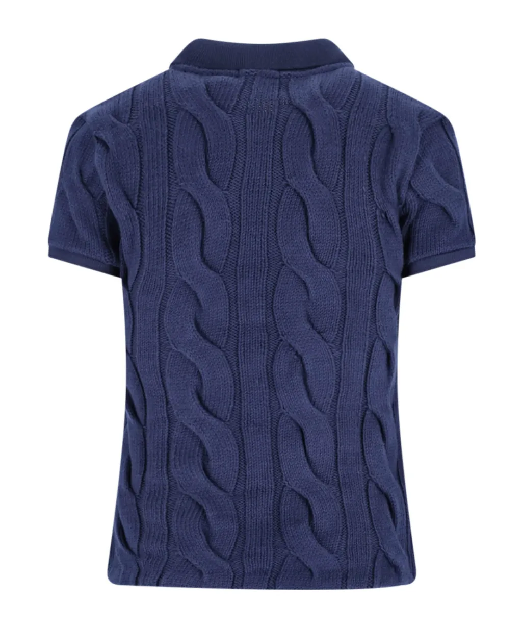 Polo Ralph Lauren Pony Embroidered Knitted Polo Shirt