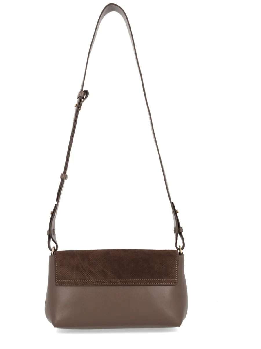Anya Hindmarch Twist-Lock Foldover-Top Shoulder Bag