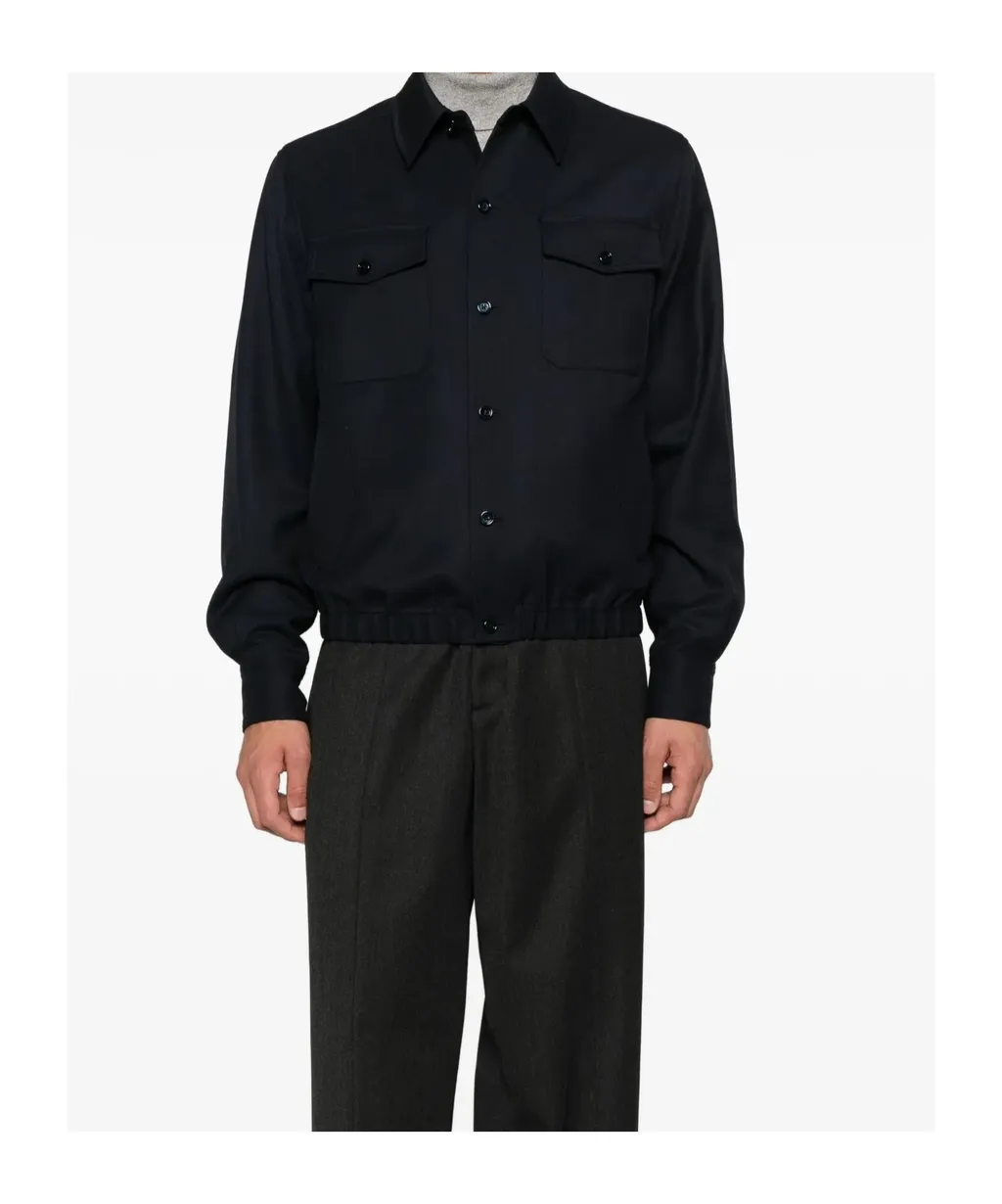 Flap-Pocket Shirt Jacket