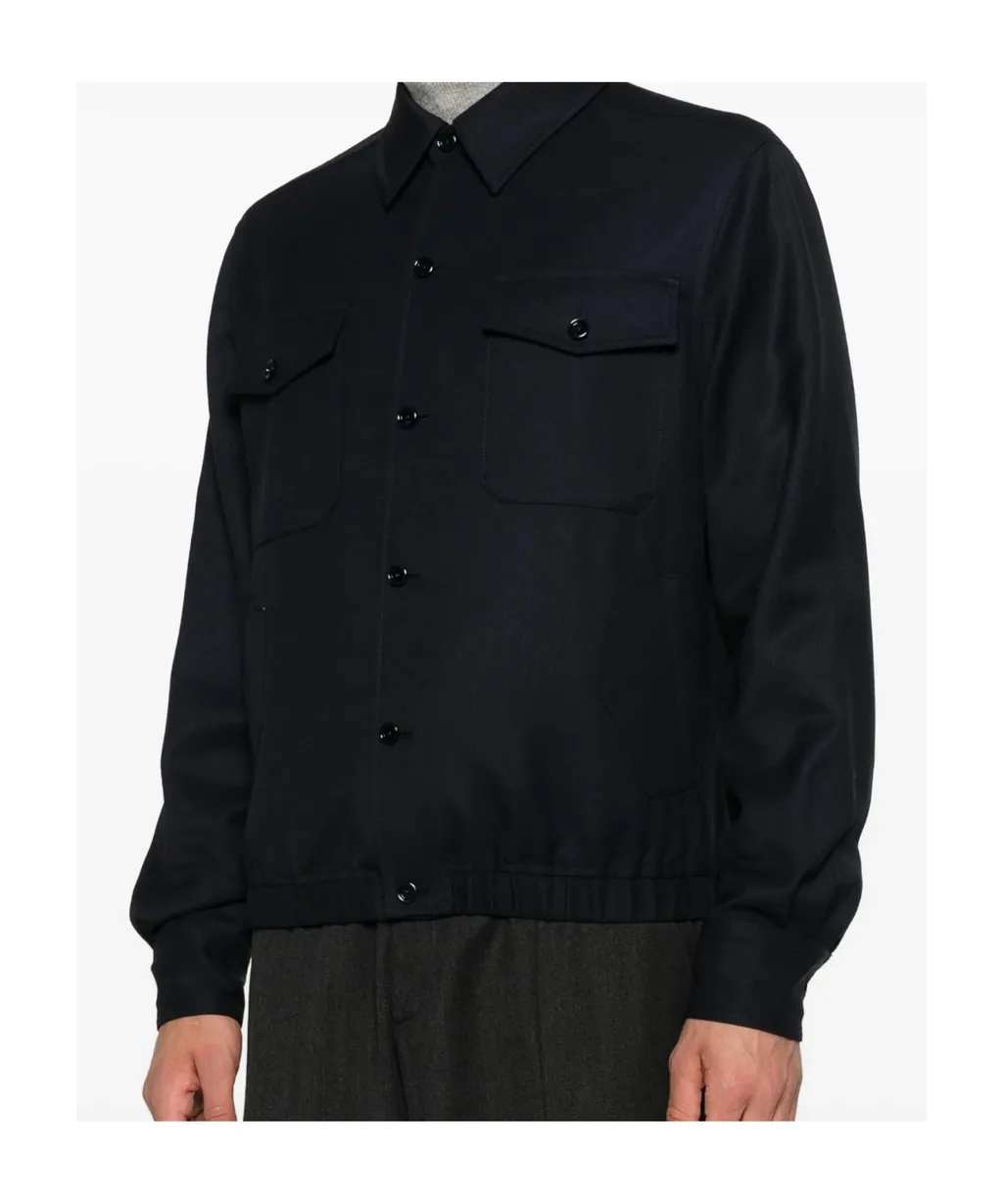 Flap-Pocket Shirt Jacket