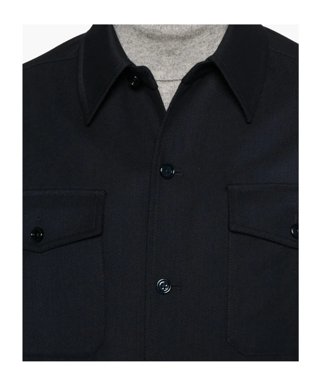 Flap-Pocket Shirt Jacket