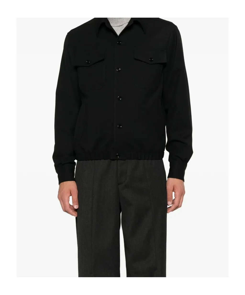 Button-Front Shirt Jacket