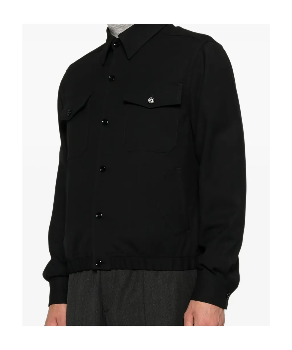 Button-Front Shirt Jacket