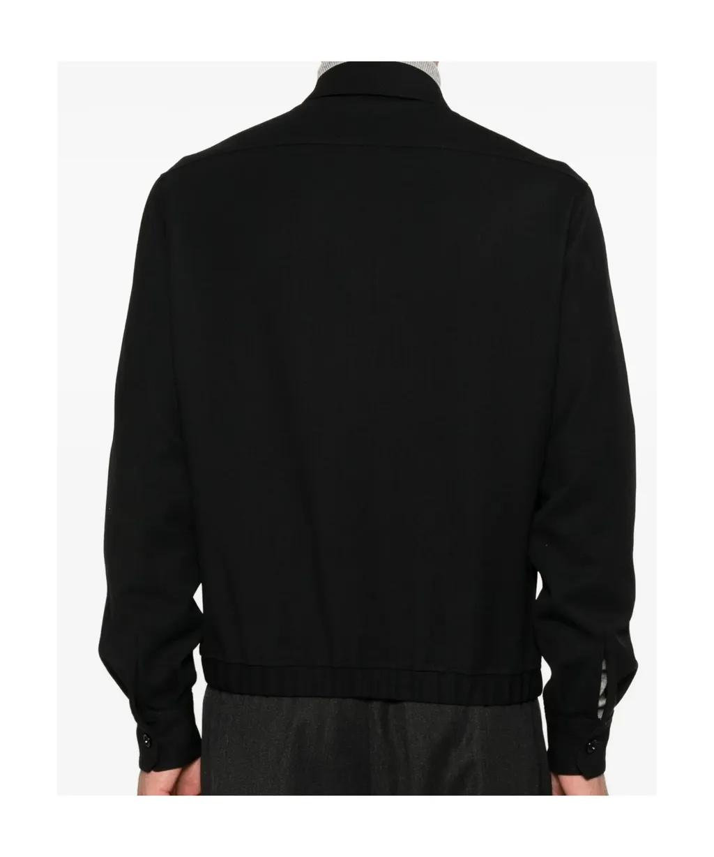 Button-Front Shirt Jacket