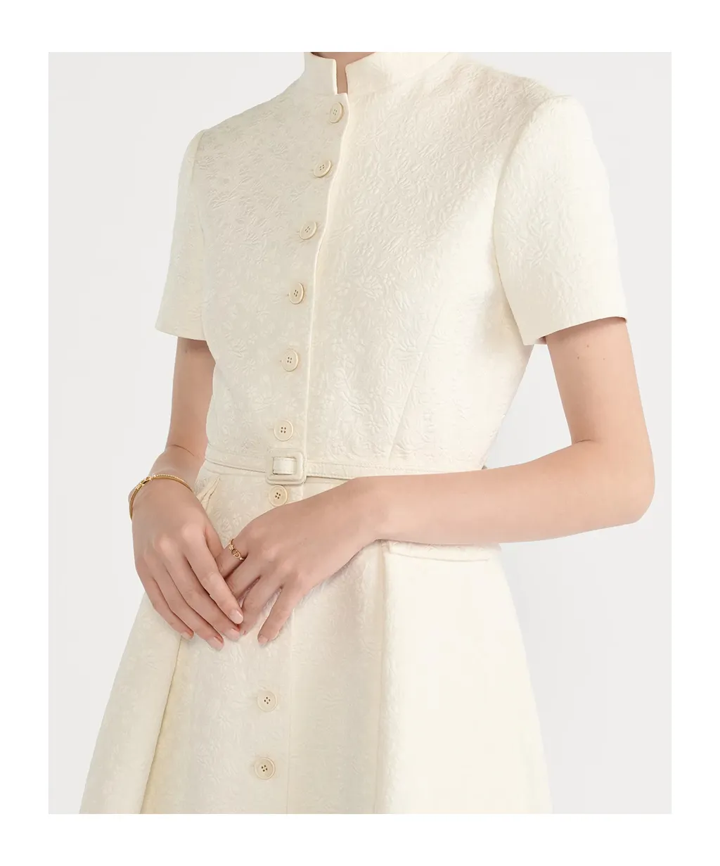 Mid-Length Belted Shirtdress
