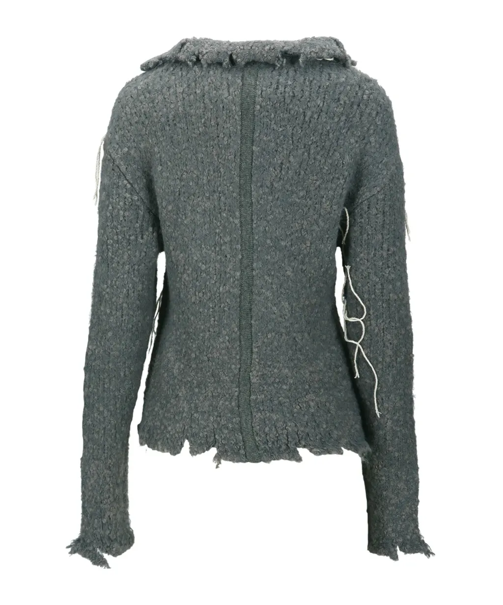 Harlow Distressed Knit Cardigann