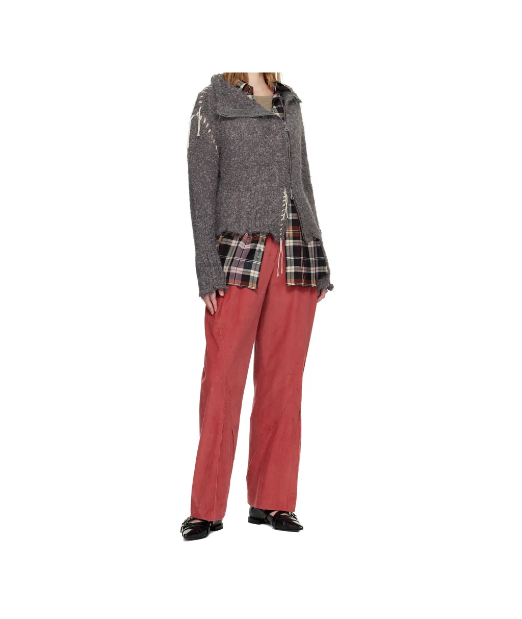 Harlow Distressed Knit Cardigann