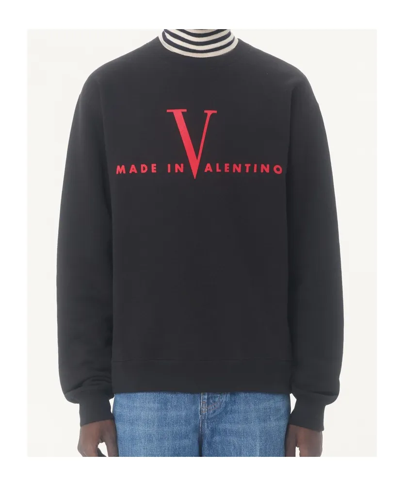 Valentino Logo Printed Crewneck Sweatshirt
