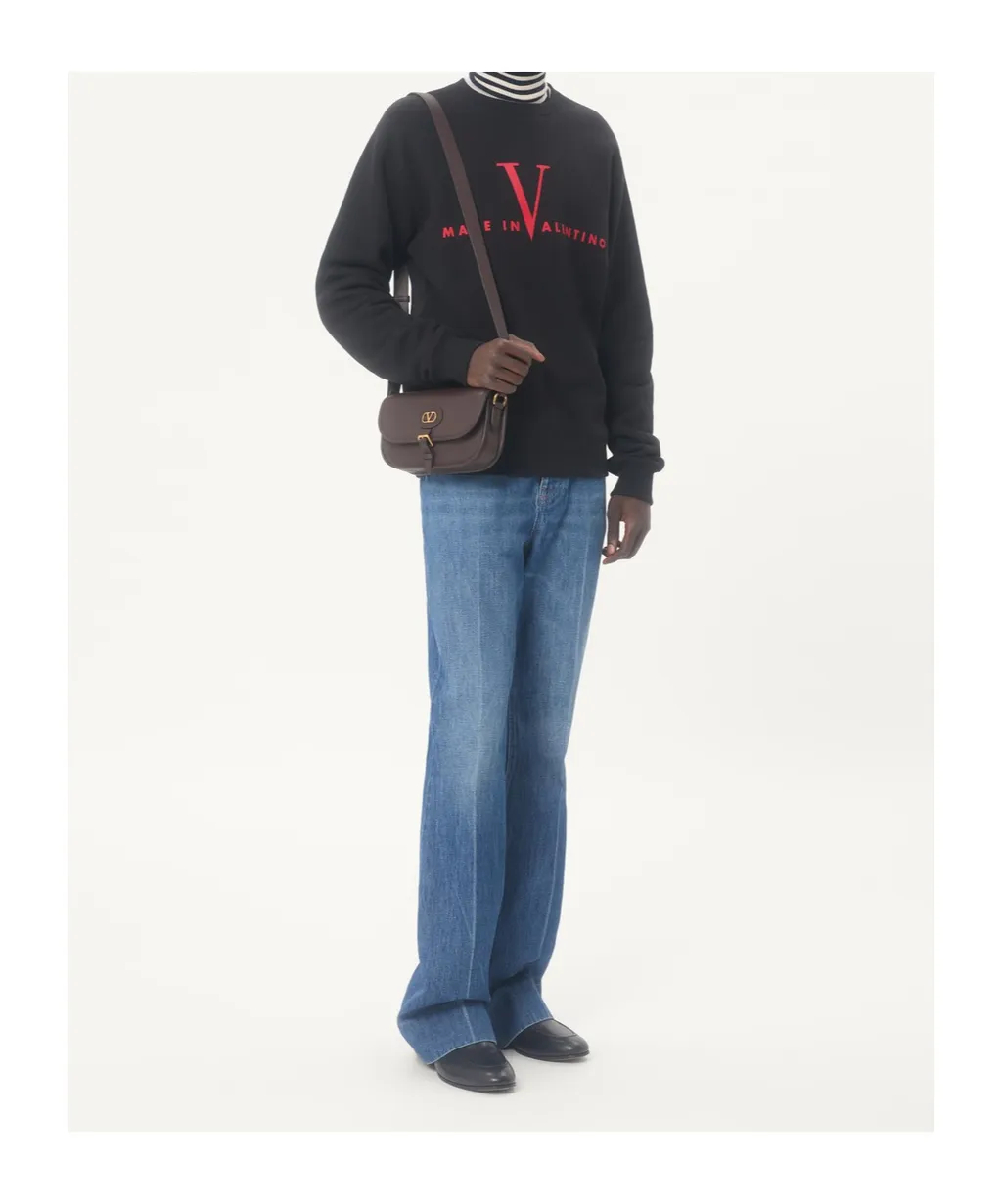Valentino Logo Printed Crewneck Sweatshirt