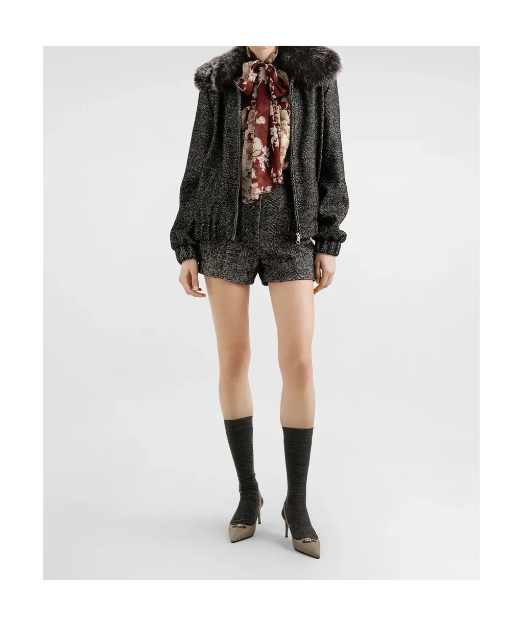 Dolce & Gabbana Zip-Up Bomber Jacket