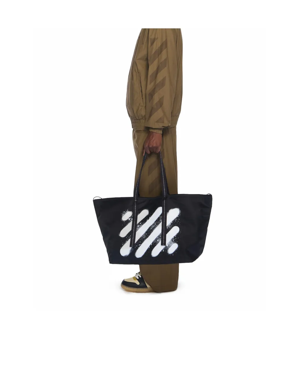Diagonal Spray Day Tote Bag