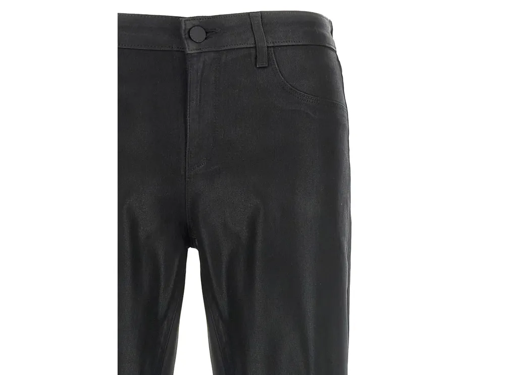 L'agence Sneeki Coated Flared Jeans