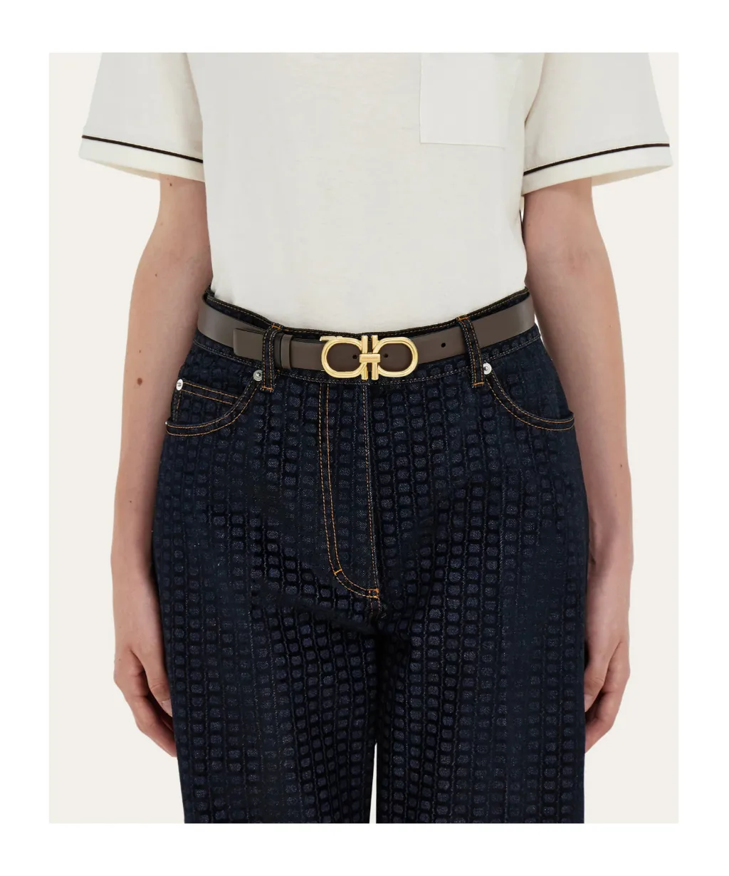 Adjustable Gancini Reversible Belt