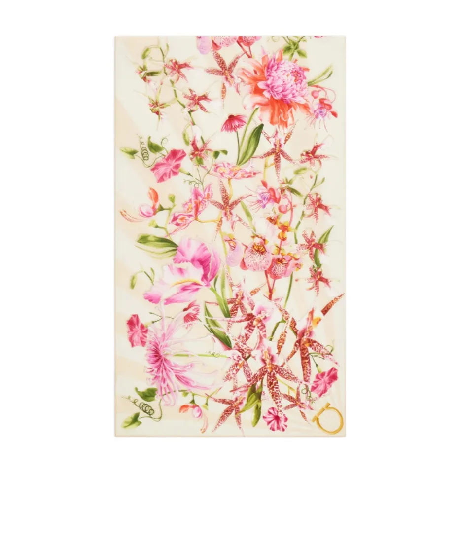Gaia Print Silk Scarf