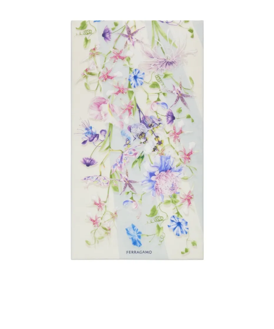 Gaia Print Silk Scarf