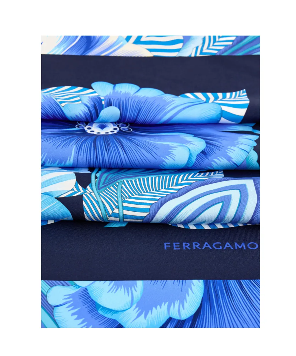 Brezza Print Silk Scarf