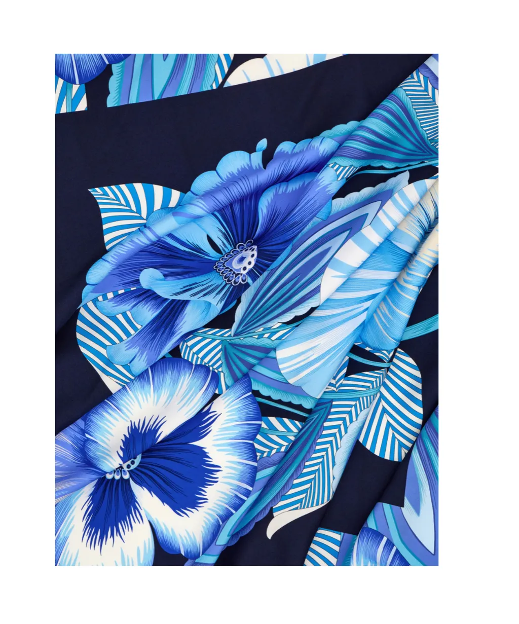 Brezza Print Silk Scarf