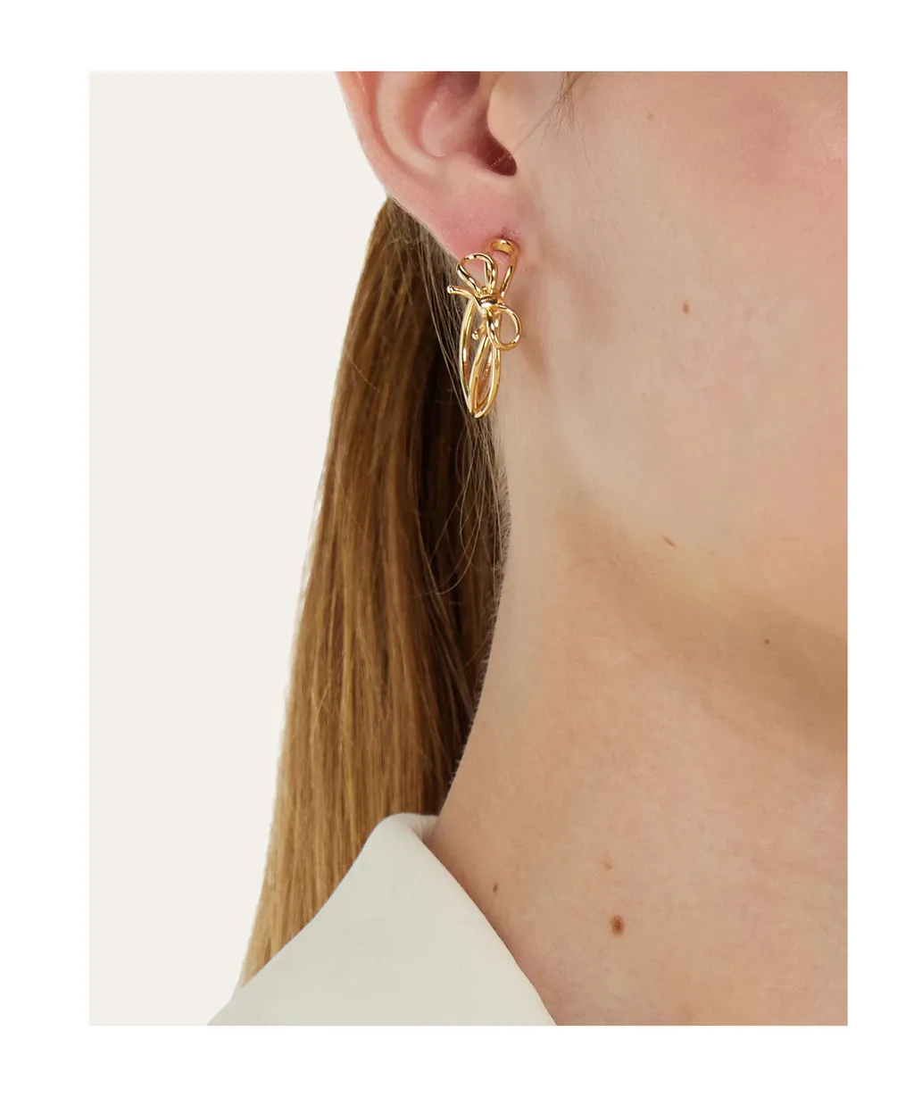 Earrings With Bow