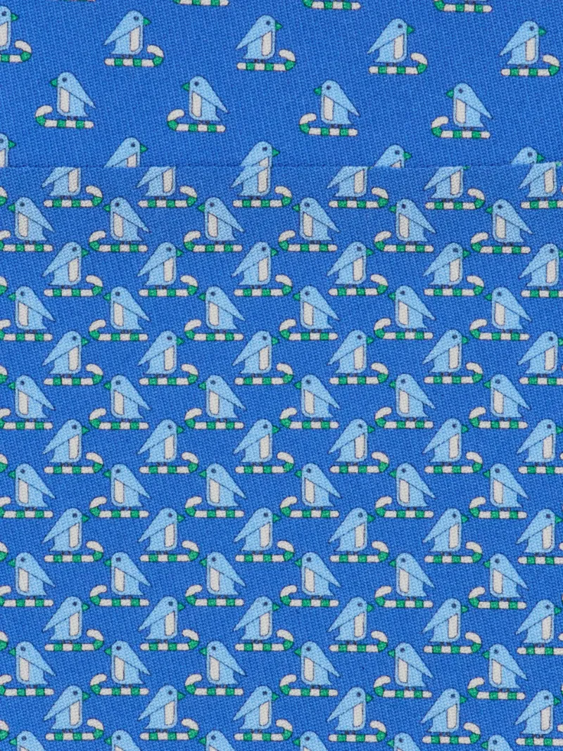 Ferragamo Logo Detailed Printed Tie