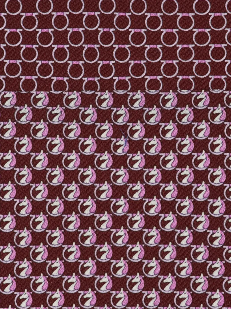 Ferragamo Logo Detailed Printed Tie