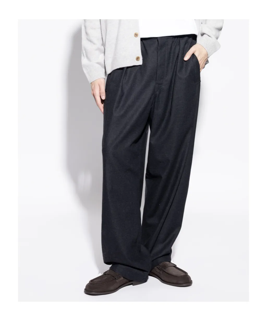 Emporio Armani Round Toe Slip-On Loafers