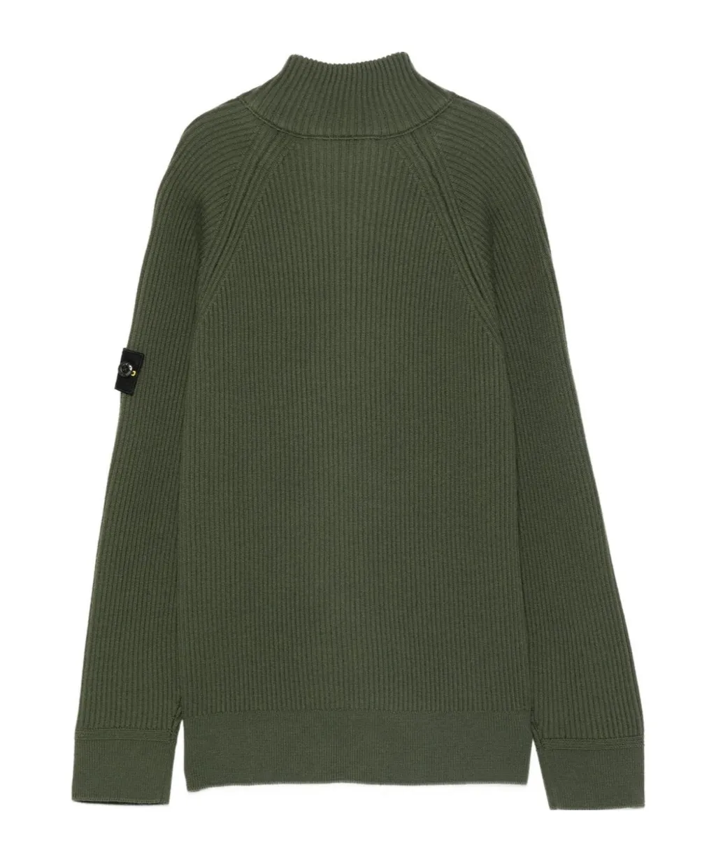 Zip-Up Ribbed Jacket
