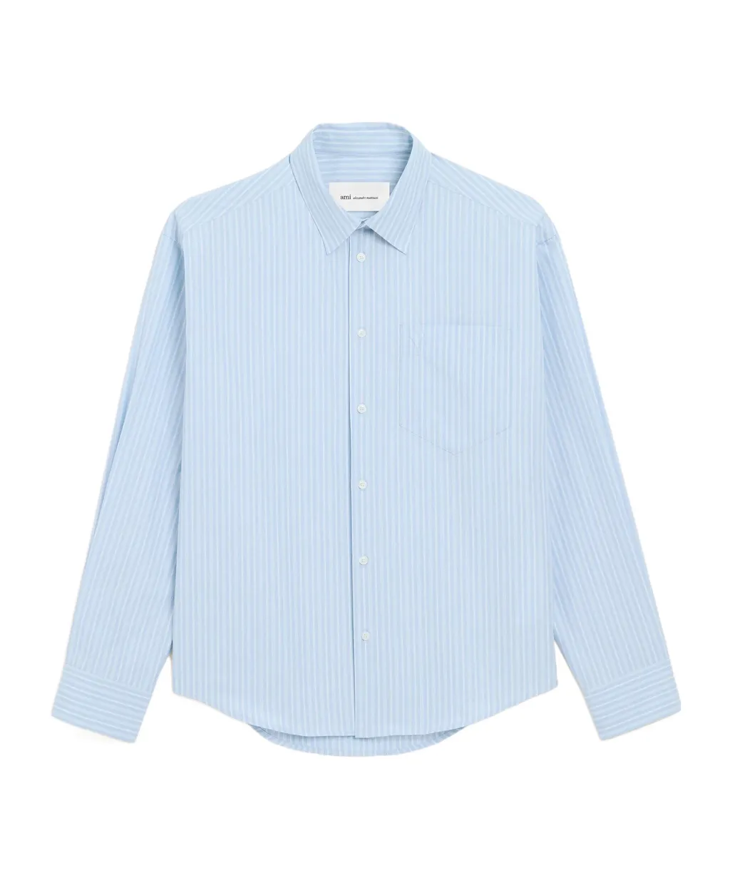 Ami Long Sleeve Ami De Coeur Boxy Shirt