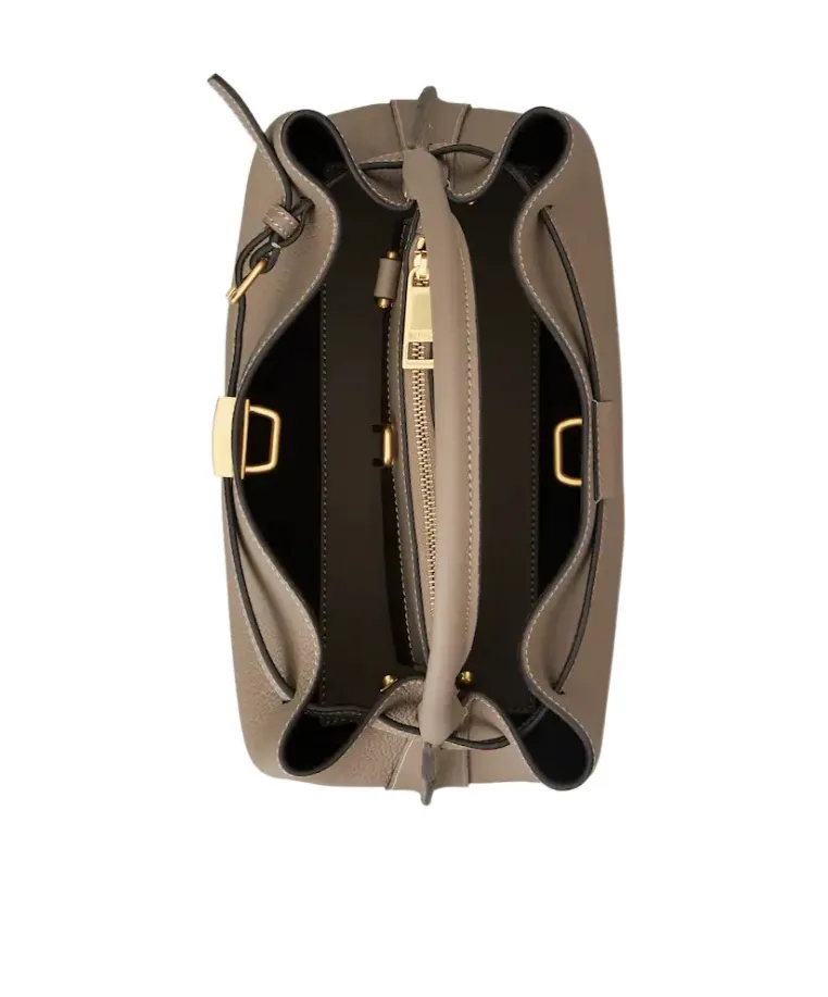 Tod's T-Plaque Belt Detail Tote Bag