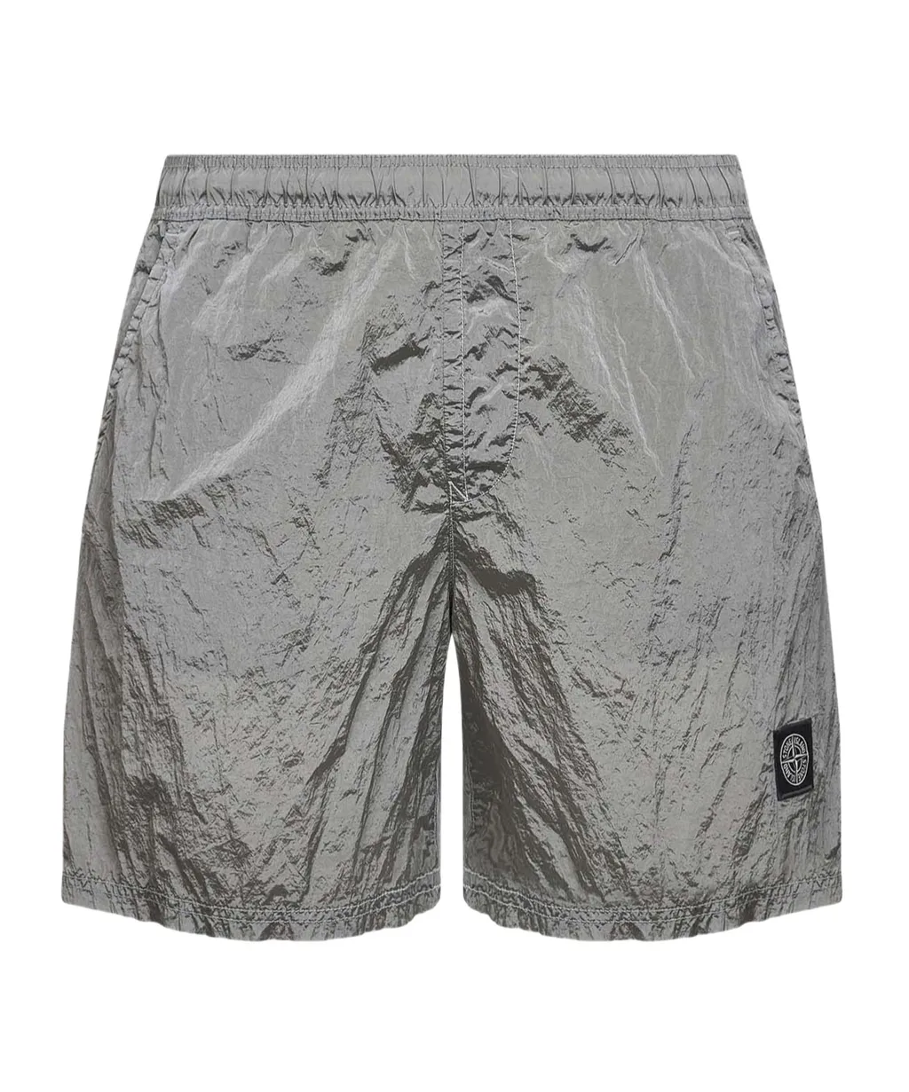 Stone Island Logo Patch Swim Shorts