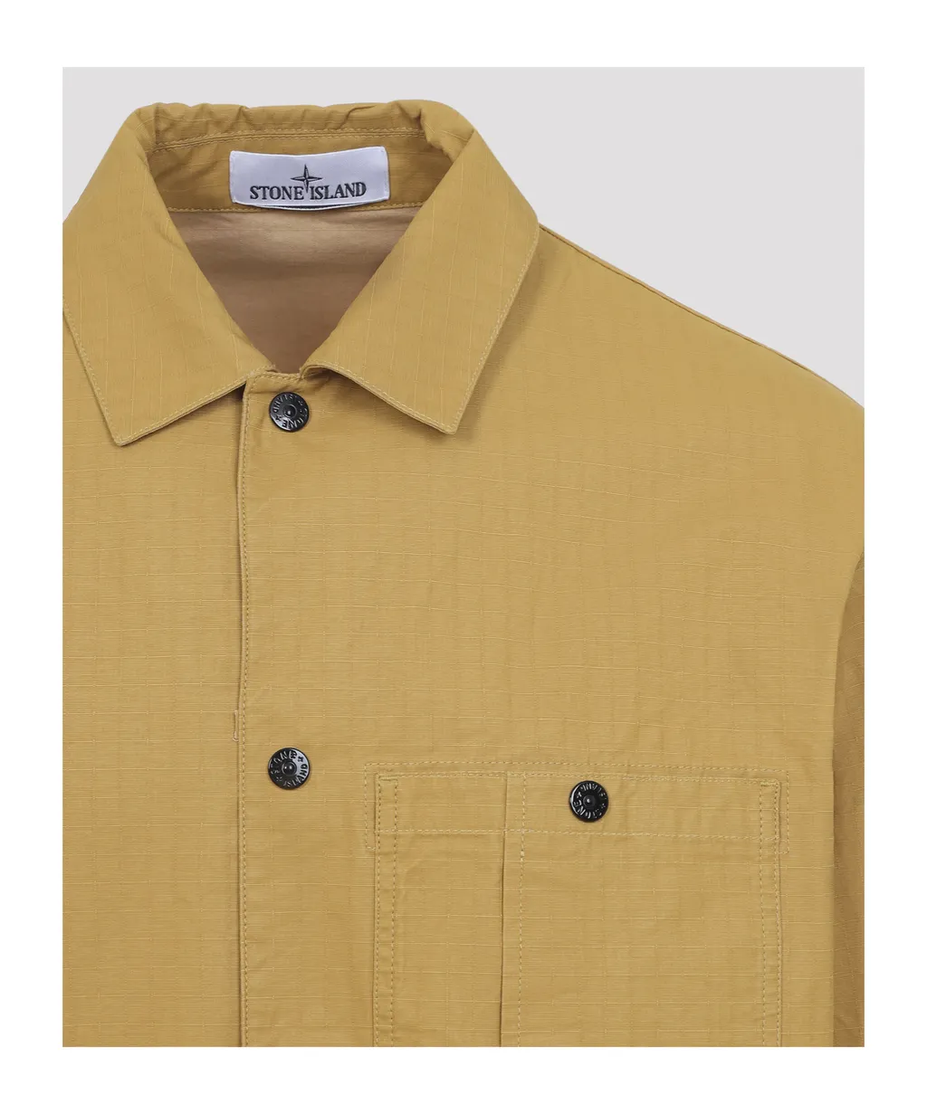 Stone Island Logo Patch Press-Stud Jacket