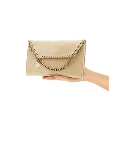 Stella Mccartney Falabella Logo Charm Crossbody Bag