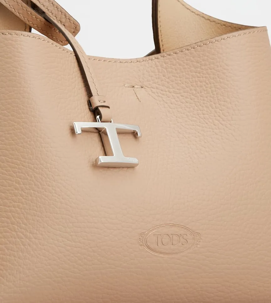Tod's Logo Embossed Mini Crossbody Bag