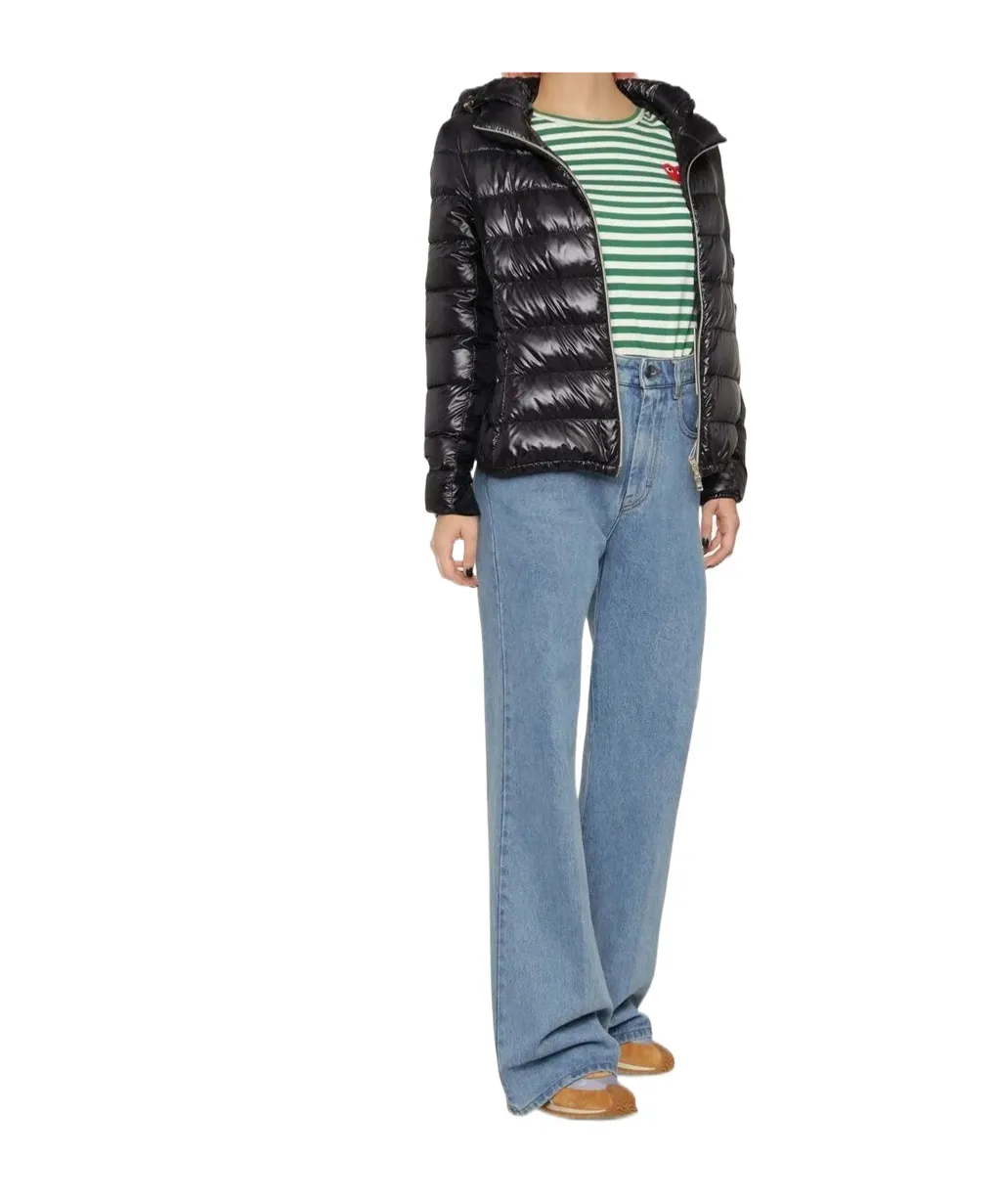 Hooded Quilted Down Jacket