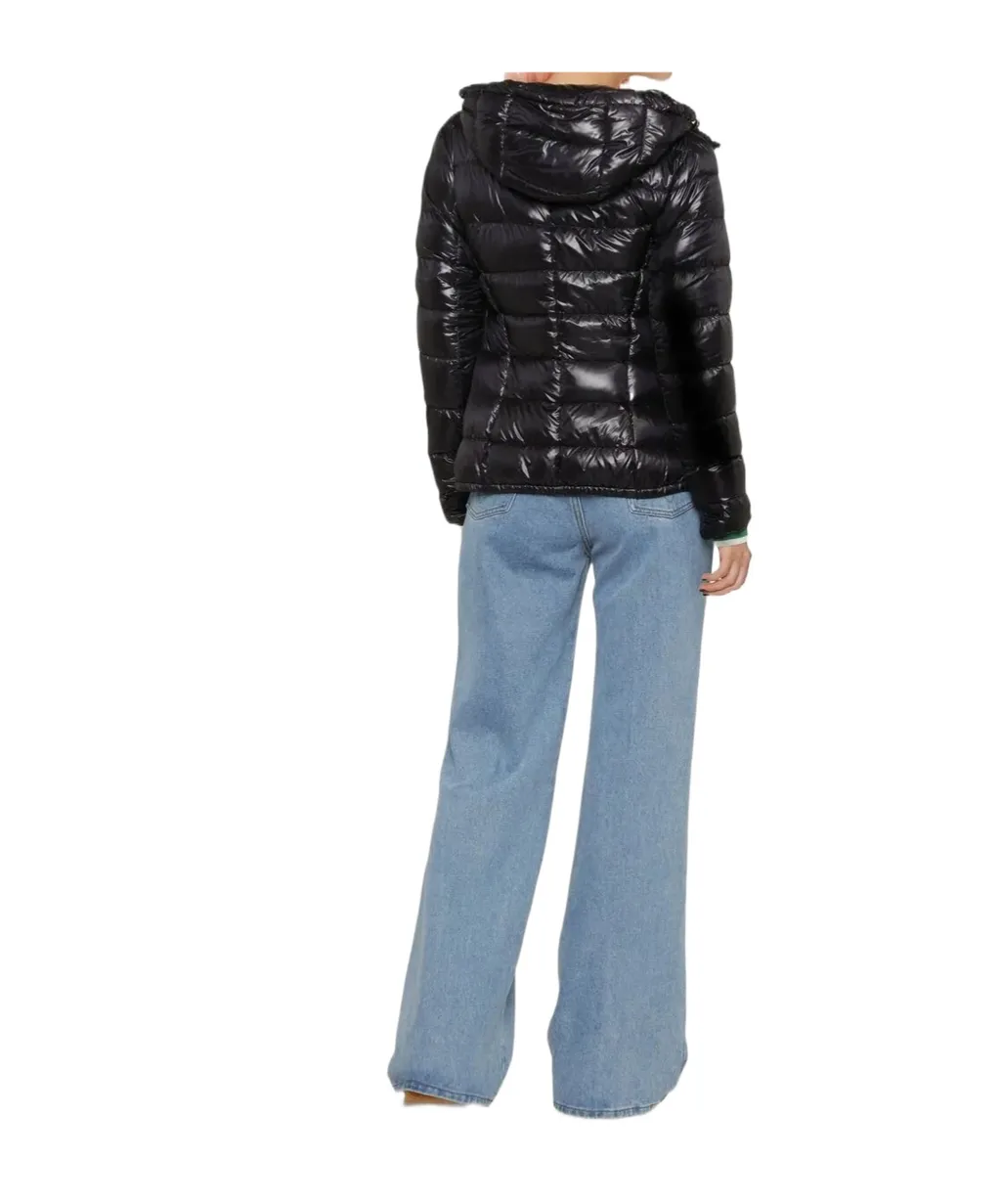 Hooded Quilted Down Jacket