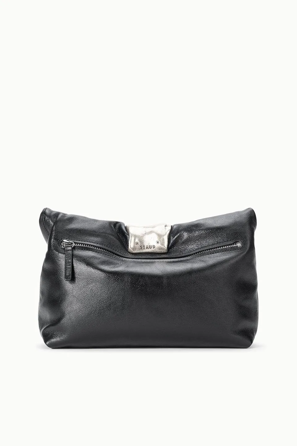 Staud Cuff Rolled Zipped Clutch Bag