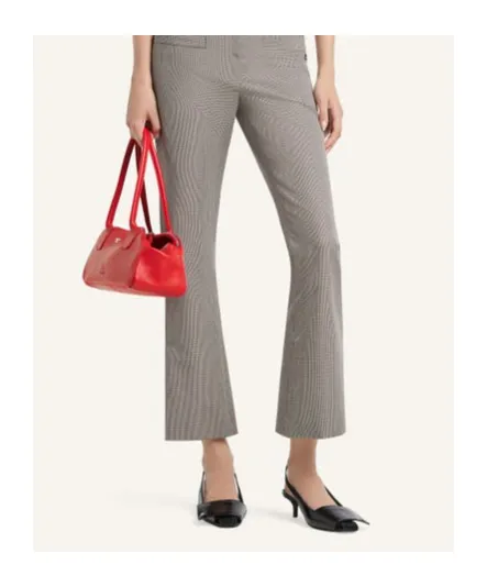 Courrges Fold Leather Slingback Pumps