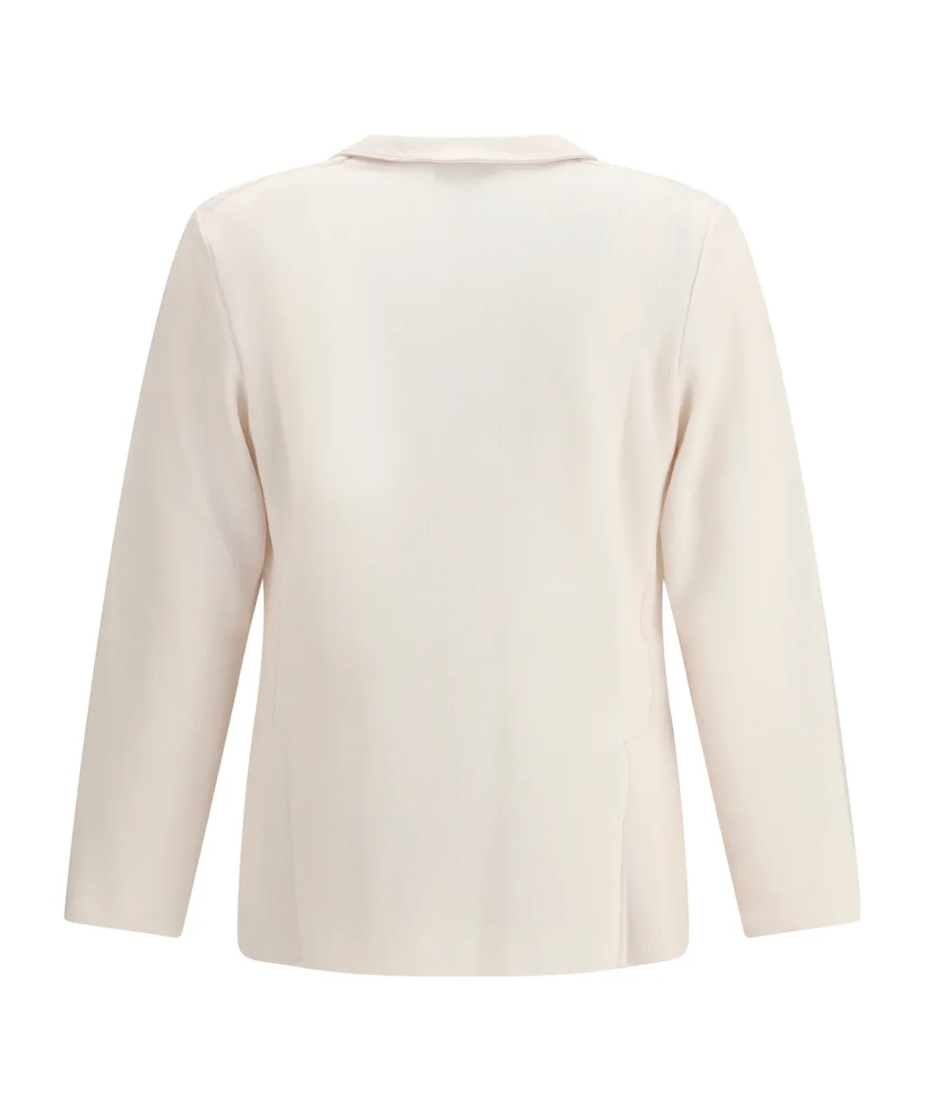 Lardini Double-Breasted Knit Jacket
