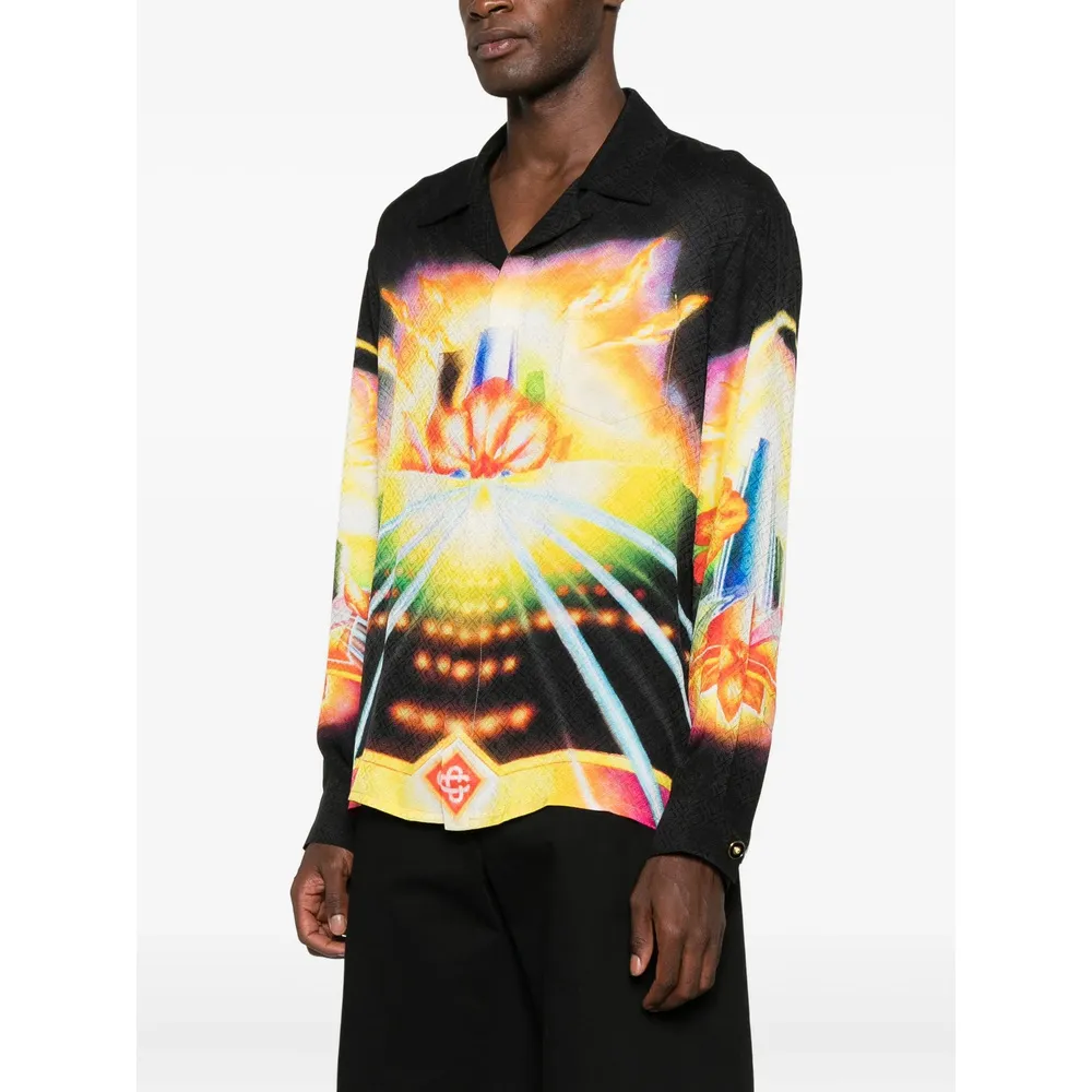 Printed Long-Sleeve Shirt