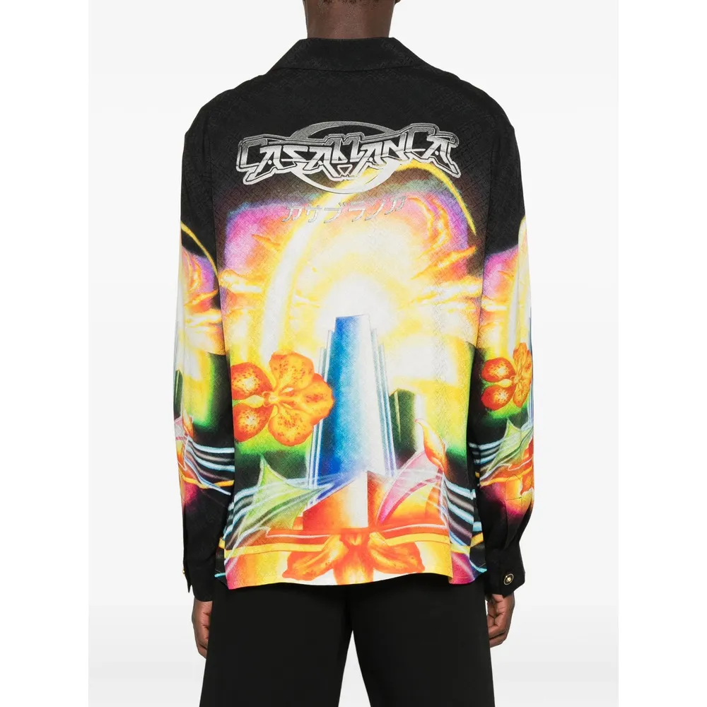 Printed Long-Sleeve Shirt