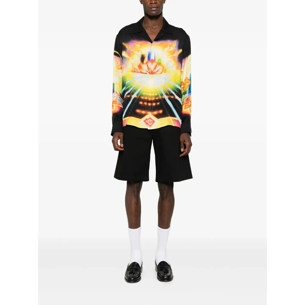 Printed Long-Sleeve Shirt